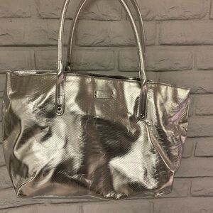 Michael Kors Silver Tote Bag